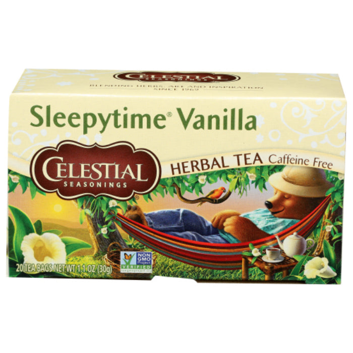 Celestial Seasonings - Herb Sleepytime Vanilla Tea, 20 BG - Pack of 6