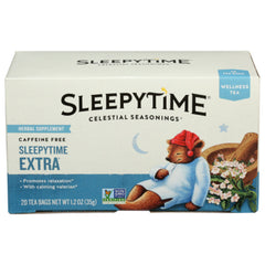 CELESTIAL SEASONINGS TEA HERB SLPYTIME XTRA 20 BG - Pack of 6