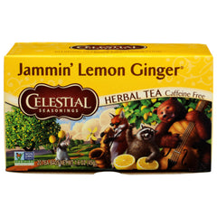 Celestial Seasonings - Herb Lemon Ginger Jasmine Tea, 20 BG - Pack of 6