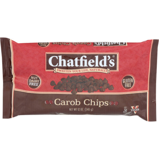 CHATFIELDS CAROB CHIPS DF SF 12 OZ - Pack of 1