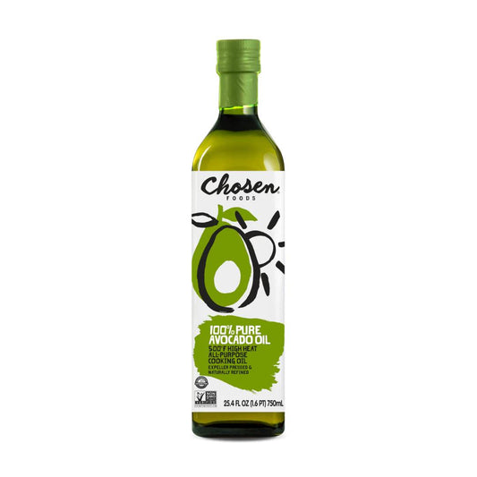 CHOSEN FOODS: 100% Pure Avocado Oil, 750 ml
 | Pack of 6 - PlantX US