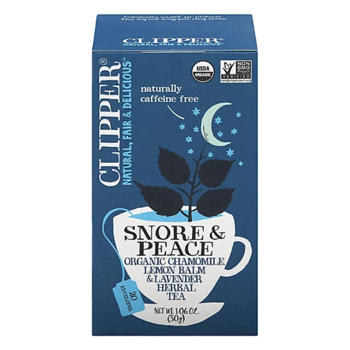 CLIPPER - TEA SNORE & PEACE ORG 1.06 OZ - Pack of 6