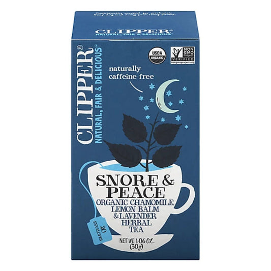 CLIPPER - TEA SNORE & PEACE ORG 1.06 OZ - Pack of 6