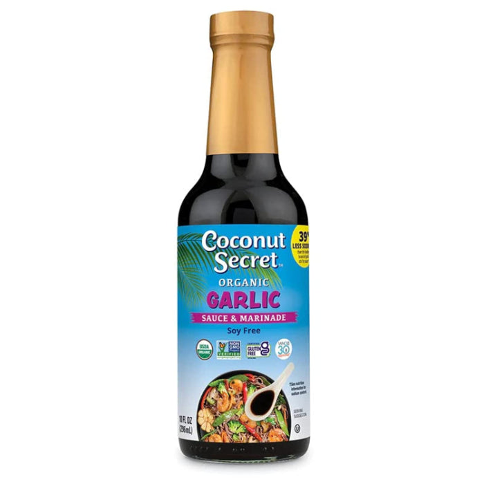 COCONUT SECRET - SAUCE GARLIC, 10 OZ - Pack of 12