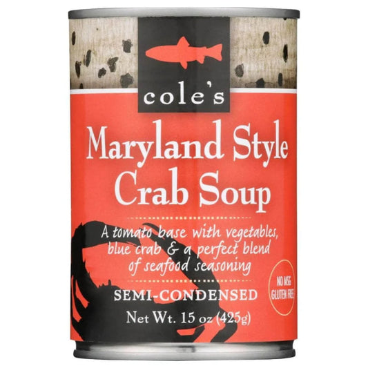 COLES SOUP MARYLAND STYLE CRAB 15 OZ - Pack of 6