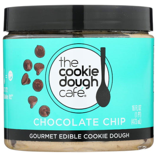 Cookie Dough Café - Edible Chocolate Chip Cookie Dough, 18oz - Pack of 8