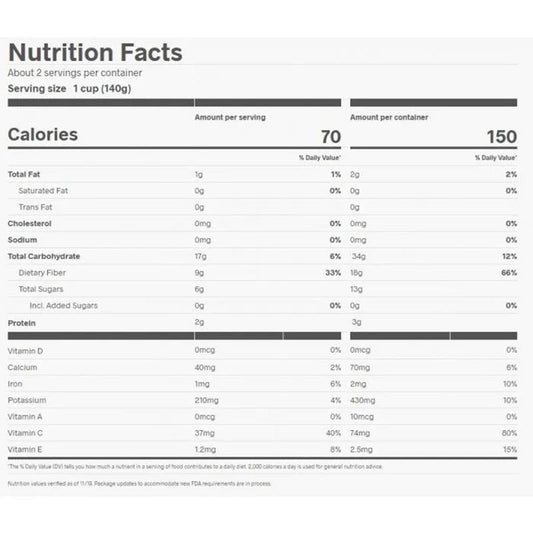 815369014120 - cadia frozen raspberries nutrition