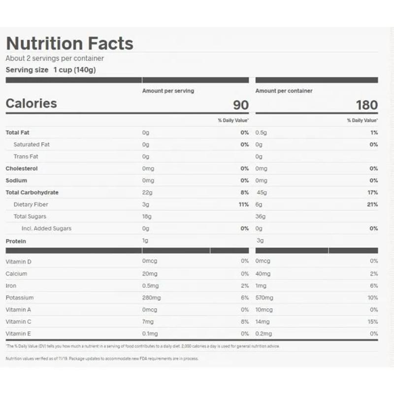 815369014106 - cadia organic cherries nutrition