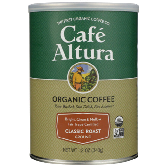 Cafe Altura - Organic Fair Trade Classic Ground Coffee  , 12 oz