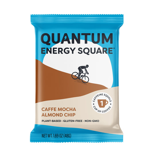 Quantum Energy Squares - Caffe Mocha Almond Chip Bar, 1.69oz - PlantX US