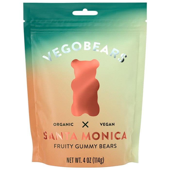 Vegobears - Fruity Gummy Bears Santa Monica, 4oz - Pack of 10