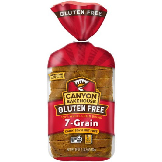 Canyon Bakehouse - Bread 7 Grain San Juan Gluten-Free, 18 oz - Pack of 6