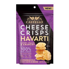 Castello - Cheese Crisps Havarti, 2.1 Oz - Pack Of 12