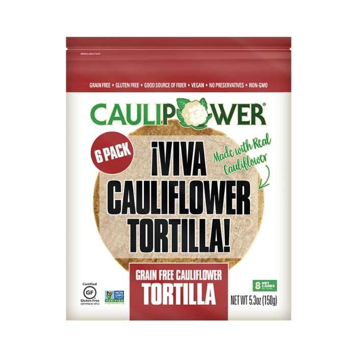 Caulipower - Grain Free Cauliflower Tortillas - Front