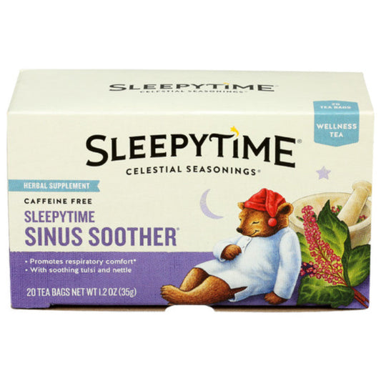 Celestial Seasonings - Sleepytime Sinus Soother Tea, 20 BG - Pack of 6