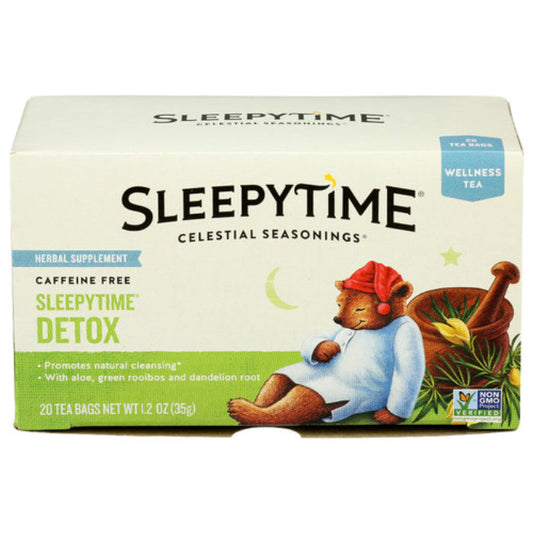 Celestial Seasonings - Wellness Sleepytime Detox Tea, 20 BG - Pack of 6