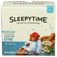 Celestial Seasonings - Wellness Sleepytime Extra Tea, 40 BG - Pack of 6