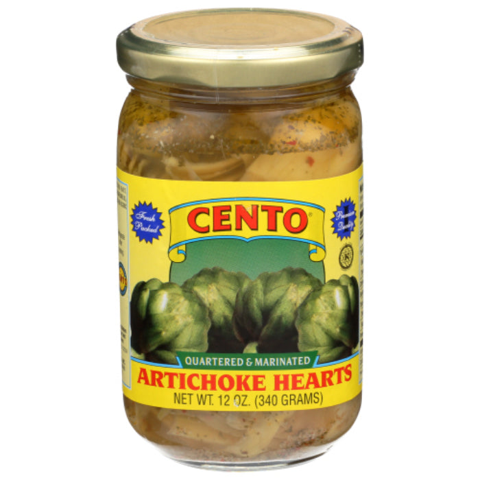 Cento - Marinated Artichoke Hearts, 12 OZ - Pack of 12