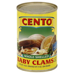 Cento - Whole Baby Clams, 10 OZ - Pack of 12