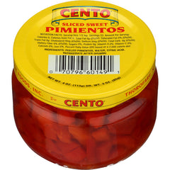 Cento - Sliced Pimentos, 4 OZ - Pack of 12