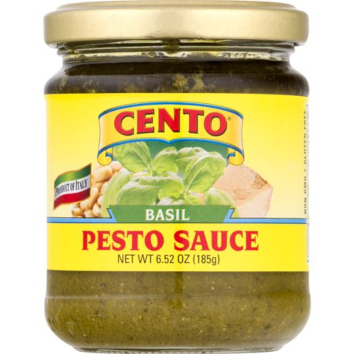 Cento - Basil Pesto Sauce, 6.52 OZ - Pack of 12