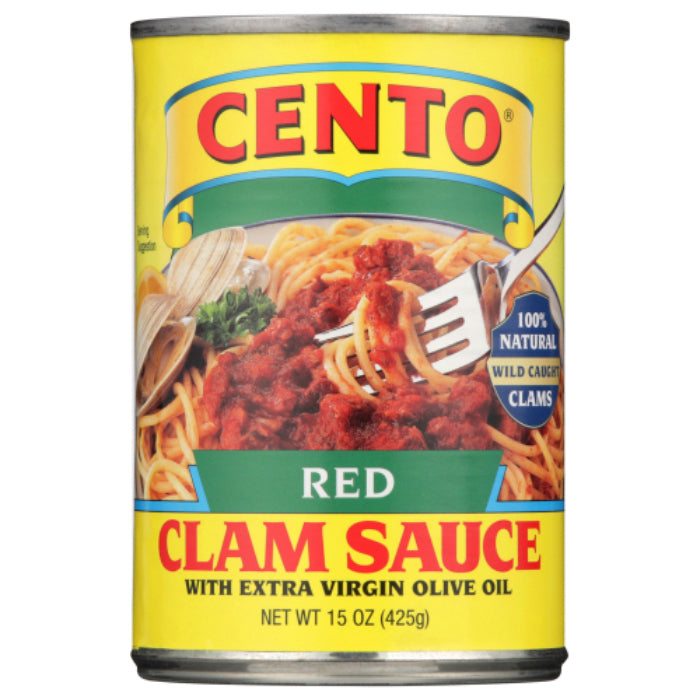 Cento - Red Clam Sauce, 15 OZ - Pack of 12