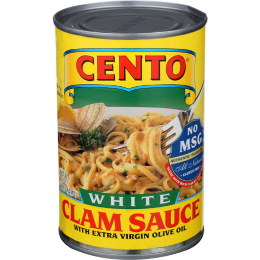 Cento - White Clam Sauce, 15 OZ - Pack of 12