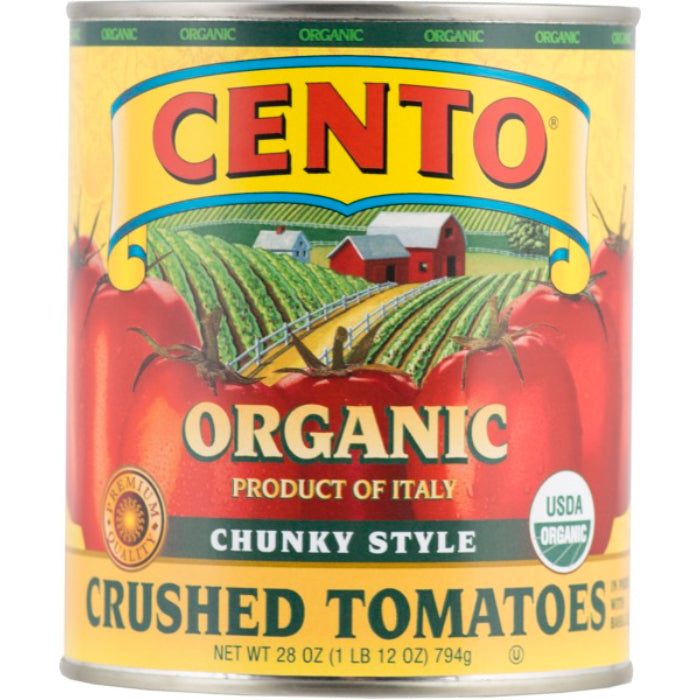 Cento - Chunky Crushed Tomatoes, 28 OZ - Pack of 12