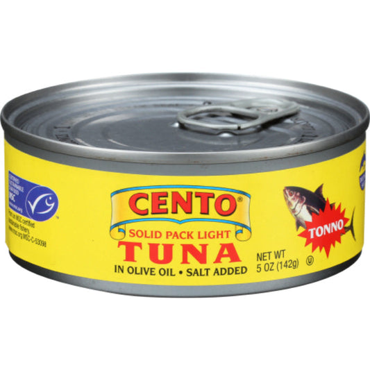 CENTO - Tuna Tonno in Olive Oil 5OZ ( Pack of 24)