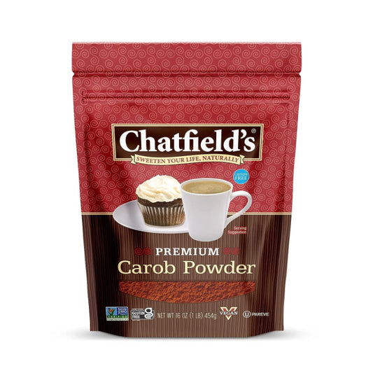 CHATFIELDS - CAROB POWDER POUCH 16 OZ - Pack of 6