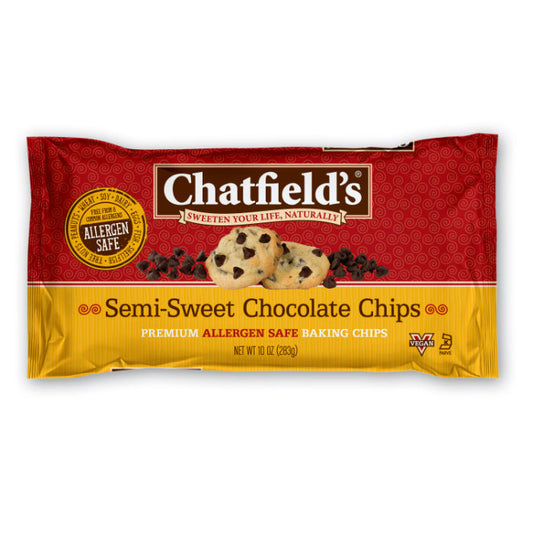 CHATFIELDS - CHOC CHIP SEMI SWT CHOC 10 OZ - Pack of 12