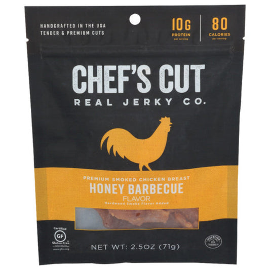 Chef's Cut - Jerky Chicken Honey BBQ, 2.5 OZ - Pack of 8