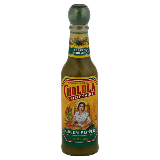 Cholula - Green Pepper Hot Sauce Jalapeno & Poblano, 5 oz - Pack of 12