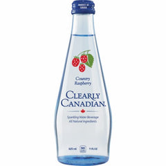 Clearly Canadian - Sparkling Water Country Raspberry, 11 Oz
 | Pack of 12 - PlantX US