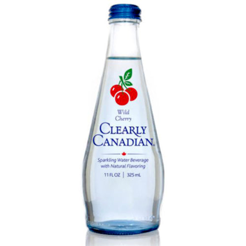 CLEARLY CANADIA - Sparkling Wild Cherry Water 11FO ( Pack of 12)