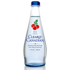 CLEARLY CANADIA - Sparkling Wild Cherry Water 11FO ( Pack of 12)