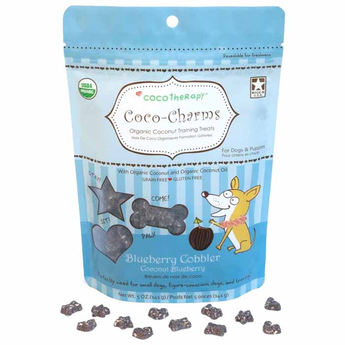 Coco Therapy - Organic Coco-Charms Training Treats - Blueberry Cobbler, 5oz