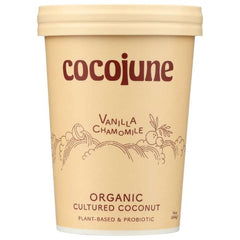 Cocojune - Organic Cultured Coconut Yogurt Vanilla Chamomile (16oz)