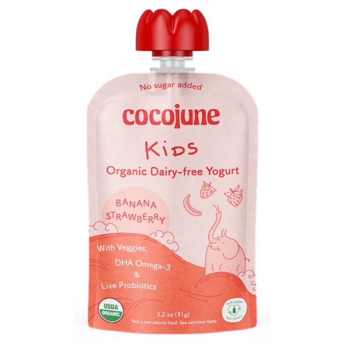 Cocojune - Plant-Based Yogurt Strawberry Banana, 3.2oz