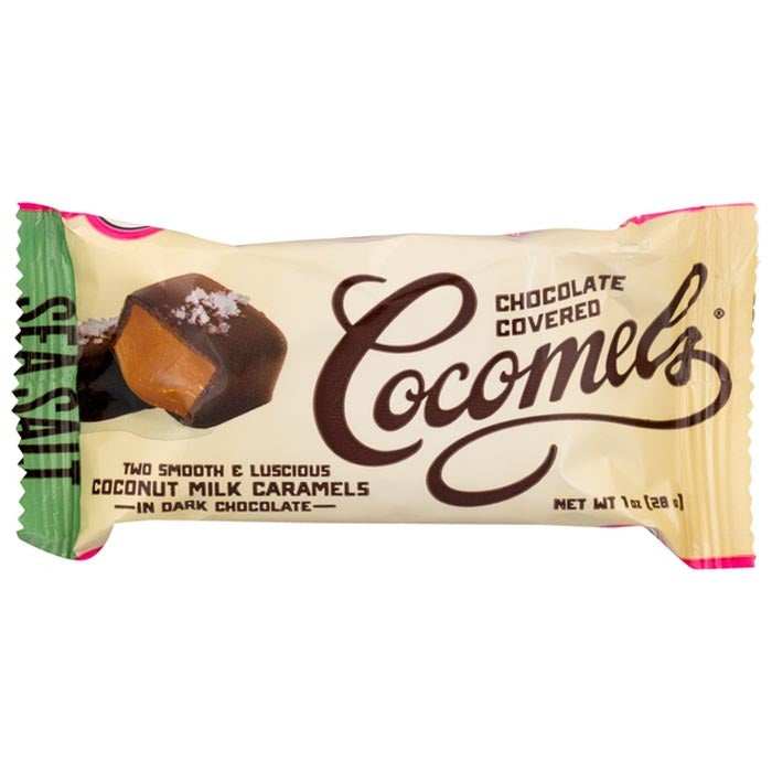 Cocomels - Sea Salt Chocolate Covered Caramels, 1oz