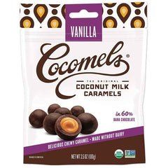 Cocomels - Chocolate Covered Bites Vanilla Caramel , 3.5 oz