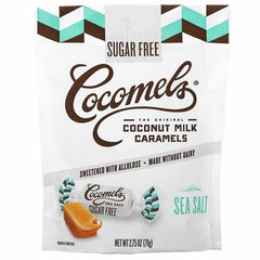 Cocomels Sugar Free Caramels Coconut Milk Cocomels  Sea Salt , 2.75 oz