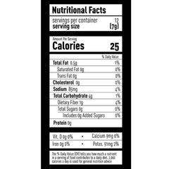 Cool Foods - Veggie Bacon Bits & Dips Hickory Style, 3oz - NUTRITION FACTS