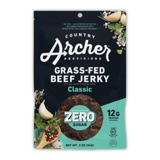 Country Archer - Jerky Beef Classic Ns 2 Oz - Pack Of 12