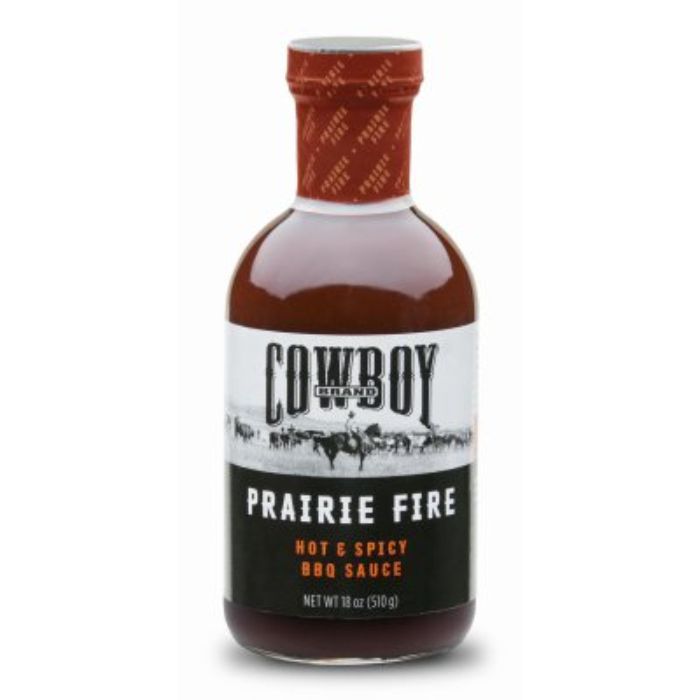 Cowboy Charcoal Sauce Bbq Fire & Hot Spcy 18 Oz - Pack Of 6