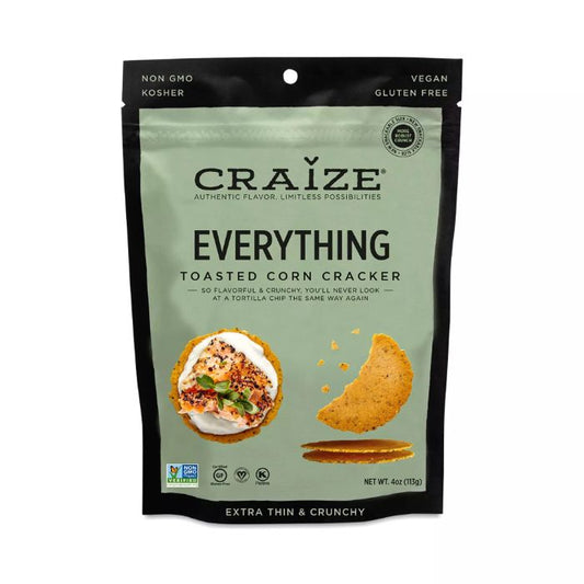 Craize Crackers Everything 4 Oz - Pack Of 6