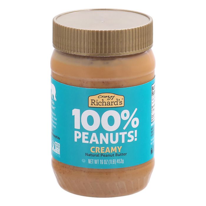 Crazy Richard Peanut Butter Creamy 16 Oz - Pack Of 6