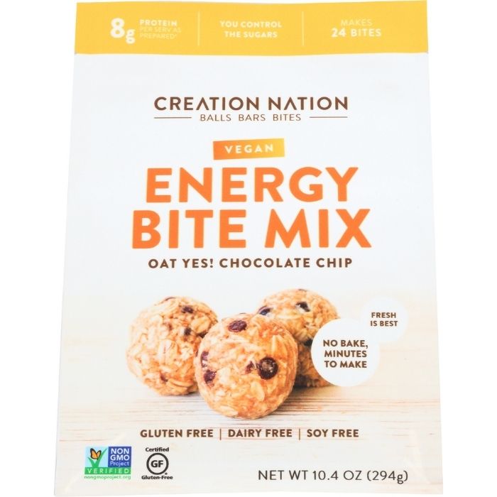 Creation Nation - Energy Bite Mix - Oat Yes! Chocolate Chip, 10.4oz