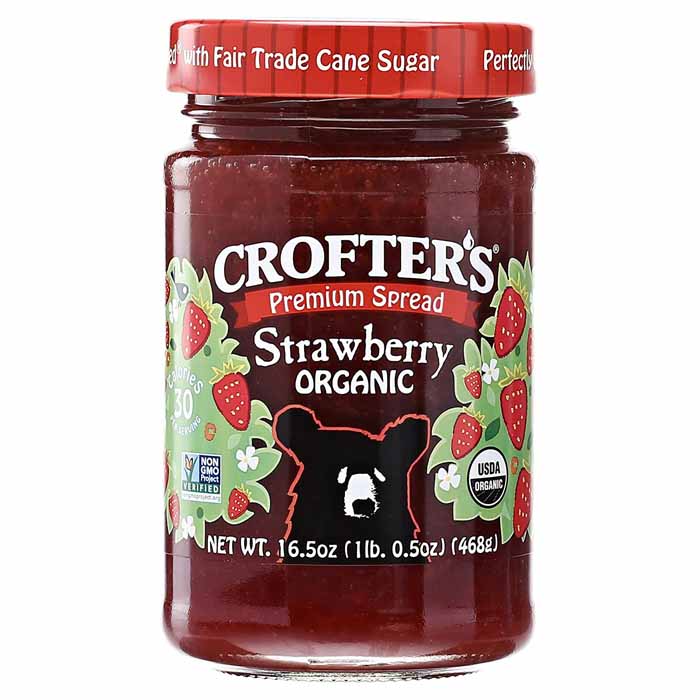 Crofters - Organic Premium Spread - Strawberry, 16.5oz