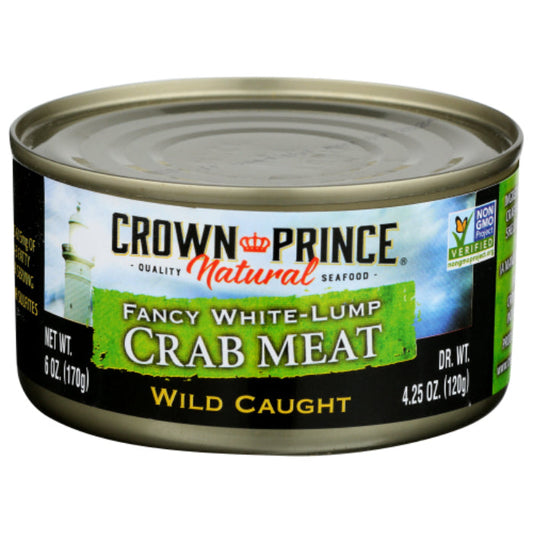 Crown Prince - Fancy White-Lump Crab Meat , 6 Oz